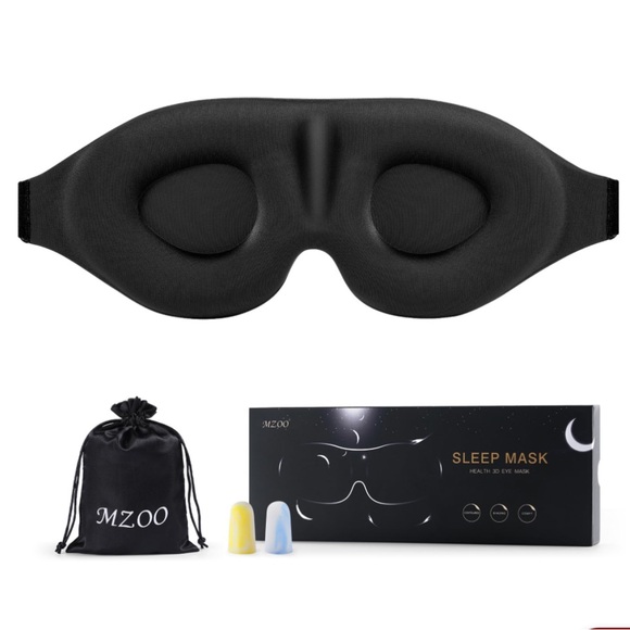Sleeping Mask for Side Sleeper Zero Eye Pressure Light Blocking Black One Size. - Picture 1 of 1